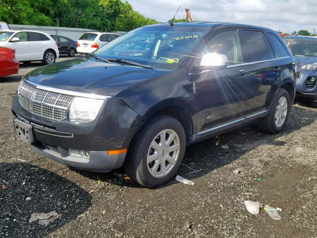 2LMDU88CX8BJ16402 - 2008 LINCOLN MKX BLACK photo 2