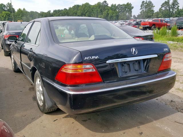 JH4KA9661YC000314 - 2000 ACURA 3.5RL BLACK photo 3