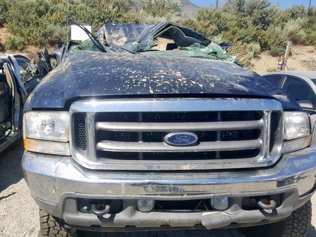 1FTSW31PX4EA89055 - 2004 FORD F350 SRW S BLUE photo 7