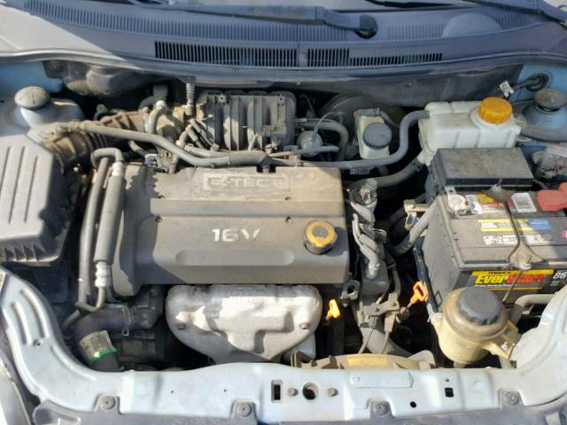 KL1TD56627B151017 - 2007 CHEVROLET AVEO BASE თეთრი ფოტო 7