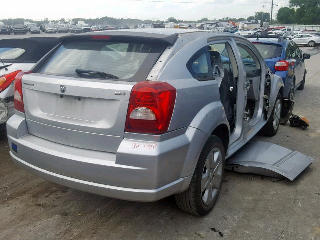 1B3HB48B37D286893 - 2007 DODGE CALIBER SX SILVER photo 4