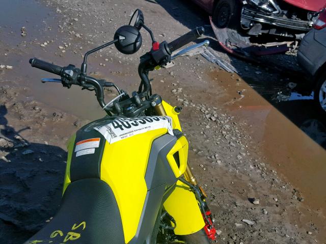 MLHJC7517J5000388 - 2018 HONDA GROM YELLOW photo 5