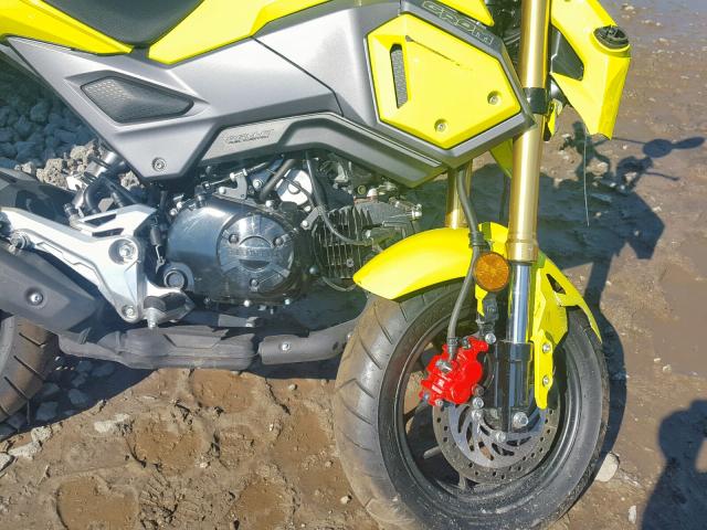 MLHJC7517J5000388 - 2018 HONDA GROM YELLOW photo 7