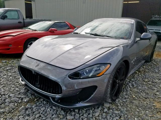 ZAM45VLA7G0176697 - 2016 MASERATI GRANTURISM CHARCOAL photo 2