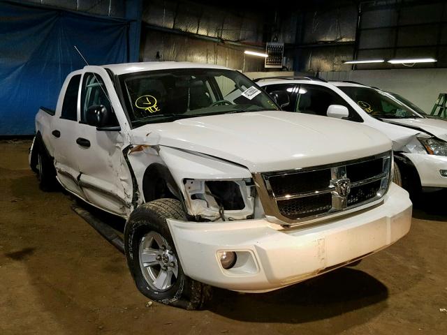 1D7HW58N38S630583 - 2008 DODGE DAKOTA QUA WHITE photo 1