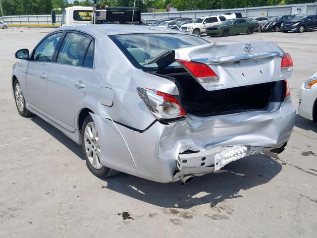 4T1BK3DB2BU433763 - 2011 TOYOTA AVALON BAS SILVER photo 3