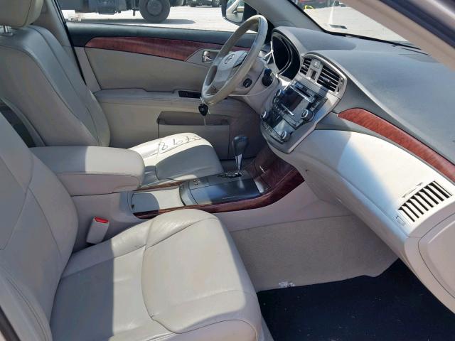 4T1BK3DB2BU433763 - 2011 TOYOTA AVALON BAS SILVER photo 5