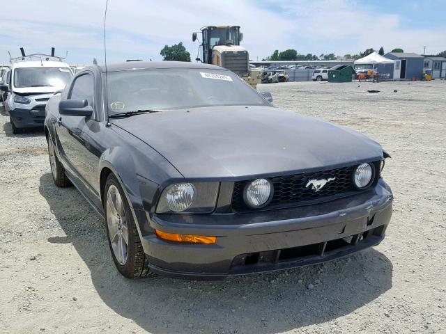 1ZVHT82H175237263 - 2007 FORD MUSTANG GT BLACK photo 1