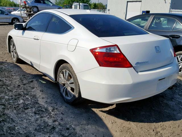 1HGCS1B87AA801246 - 2010 HONDA ACCORD EXL WHITE photo 3