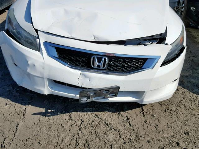 1HGCS1B87AA801246 - 2010 HONDA ACCORD EXL WHITE photo 9