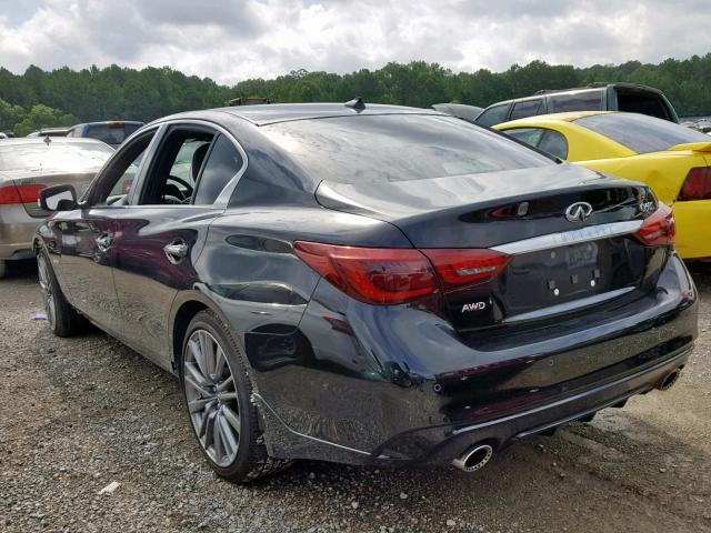 JN1FV7ARXKM800529 - 2019 INFINITI Q50 RED SP BLACK photo 3