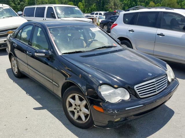 WDBRF61J33F347970 - 2003 MERCEDES-BENZ C 240 BLACK photo 1