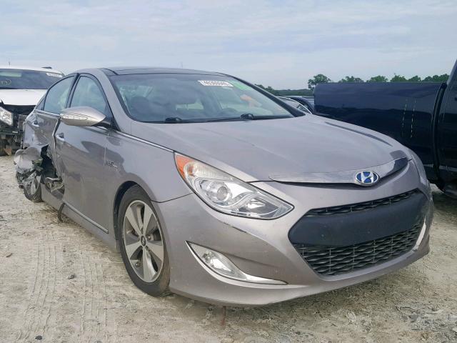 KMHEC4A44BA018869 - 2011 HYUNDAI SONATA HYB GRAY photo 1