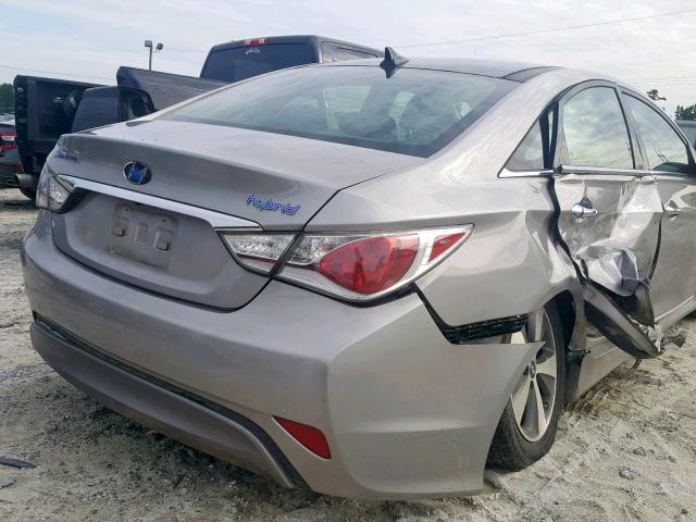 KMHEC4A44BA018869 - 2011 HYUNDAI SONATA HYB GRAY photo 9