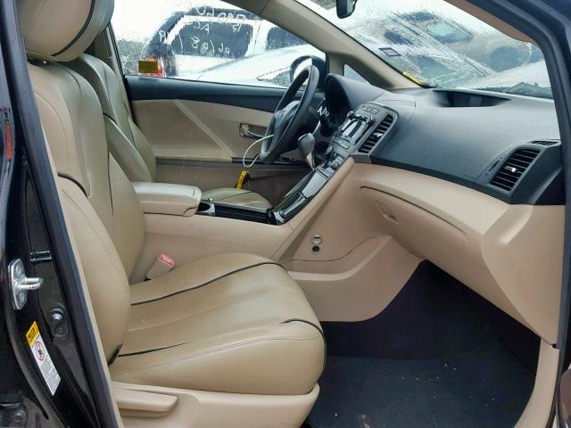 4T3ZA3BB9BU045246 - 2011 TOYOTA VENZA BLACK photo 5