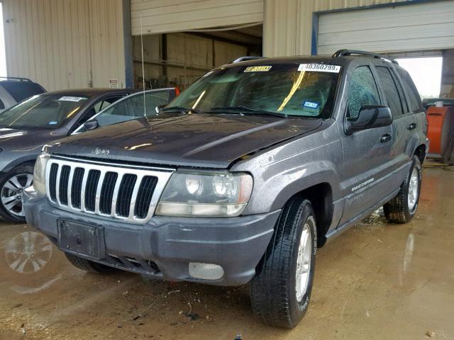 1J4GX48SX3C504611 - 2003 JEEP GRAND CHER GRAY photo 2