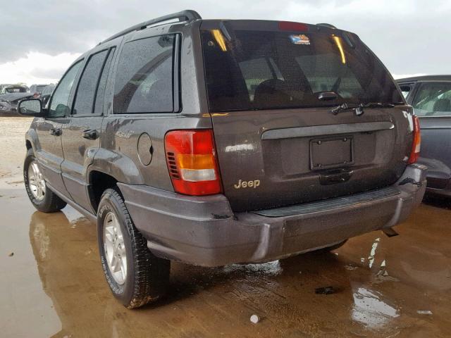 1J4GX48SX3C504611 - 2003 JEEP GRAND CHER GRAY photo 3