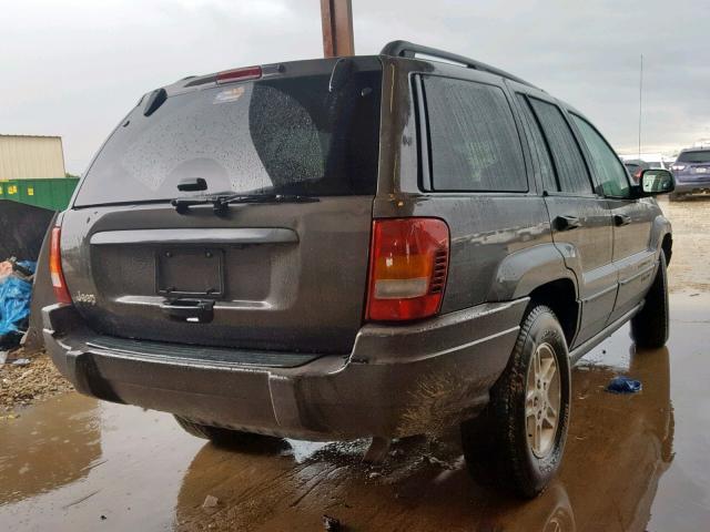 1J4GX48SX3C504611 - 2003 JEEP GRAND CHER GRAY photo 4