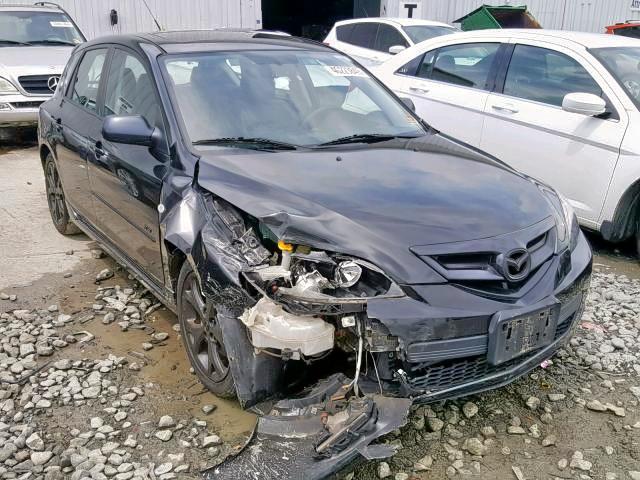 JM1BK343871661675 - 2007 MAZDA 3 HATCHBAC BLACK photo 1