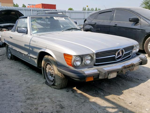 WDBBA45C3FA025637 - 1985 MERCEDES-BENZ 380 SL SILVER photo 1