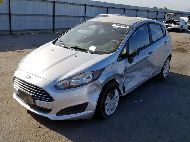 3FADP4TJ9GM170122 - 2016 FORD FIESTA S SILVER photo 2