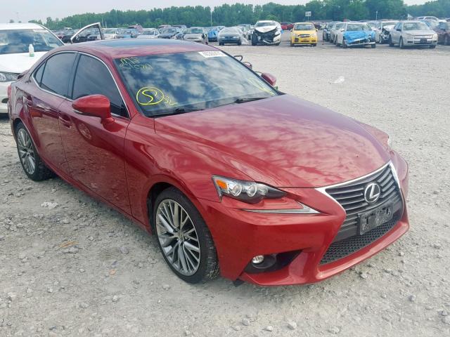 JTHBF1D21F5062610 - 2015 LEXUS IS 250 RED photo 1