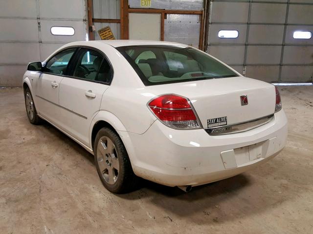 1G8ZS57B88F216946 - 2008 SATURN AURA XE WHITE photo 3