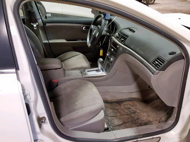 1G8ZS57B88F216946 - 2008 SATURN AURA XE WHITE photo 5