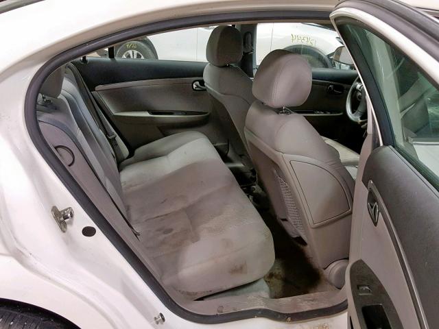 1G8ZS57B88F216946 - 2008 SATURN AURA XE WHITE photo 6