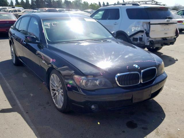 WBAHN83527DT65810 - 2007 BMW 750 BLACK photo 1