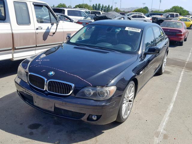 WBAHN83527DT65810 - 2007 BMW 750 BLACK photo 2