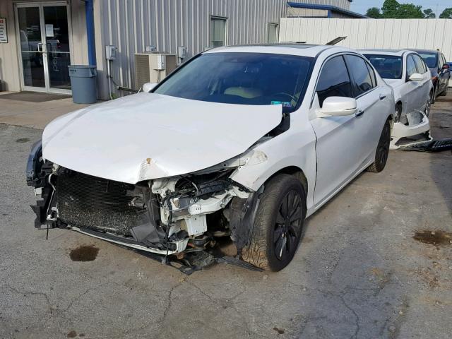 1HGCR2F89EA084852 - 2014 HONDA ACCORD EXL WHITE photo 2