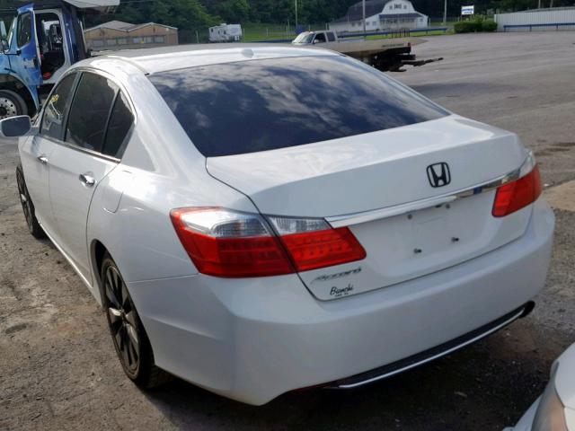 1HGCR2F89EA084852 - 2014 HONDA ACCORD EXL WHITE photo 3