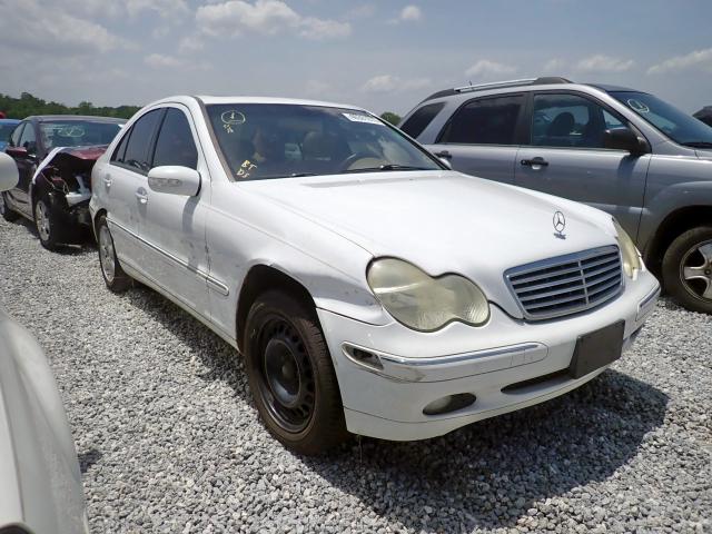 WDBRF64J21F079390 - 2001 MERCEDES-BENZ C320 WHITE photo 1