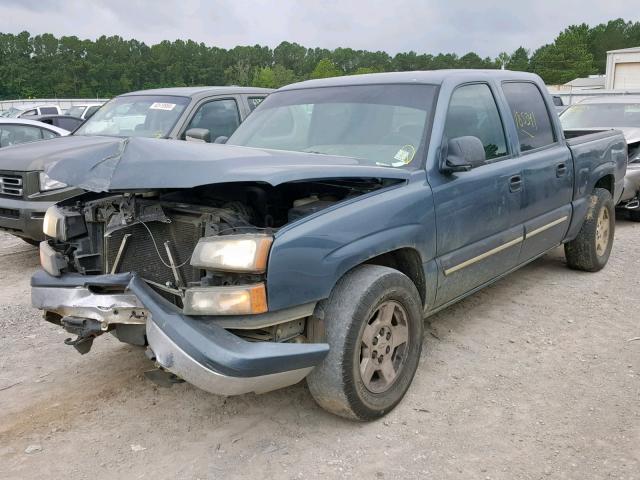 2GCEC13V671107496 - 2007 CHEVROLET SILVERADO BLUE photo 2