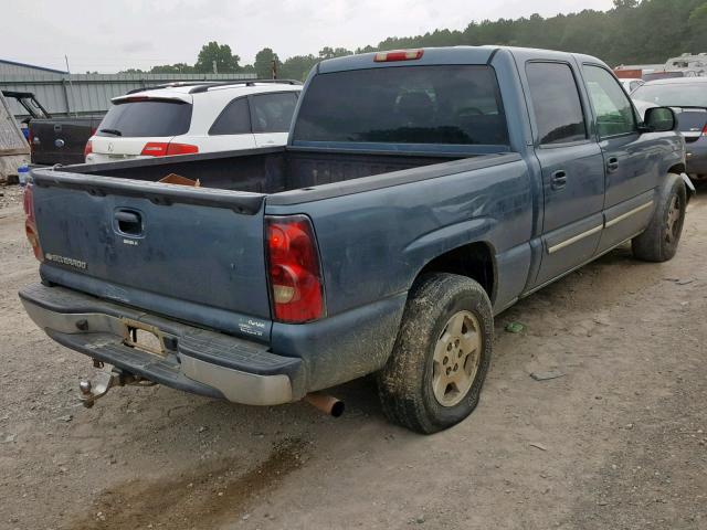 2GCEC13V671107496 - 2007 CHEVROLET SILVERADO BLUE photo 4