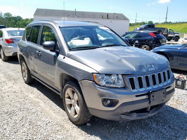 1C4NJDBBXCD638018 - 2012 JEEP COMPASS SP ნაცრისფერი ფოტო 1