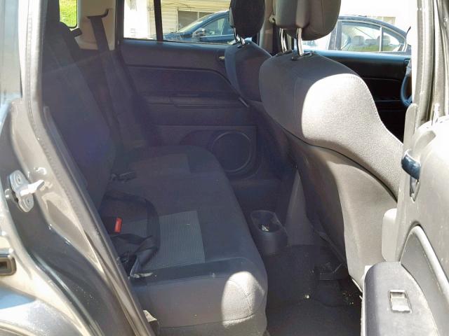 1C4NJDBBXCD638018 - 2012 JEEP COMPASS SP ნაცრისფერი ფოტო 6