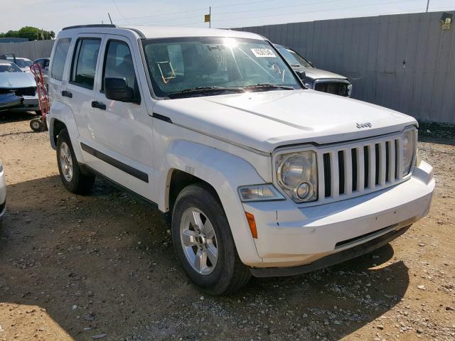 1C4PJMAK8CW127602 - 2012 JEEP LIBERTY SP WHITE photo 1