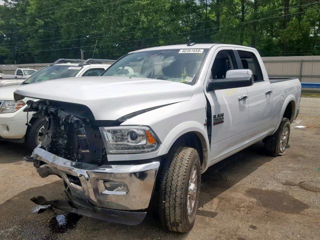 3C6UR5FL1JG242080 - 2018 RAM 2500 LARAM WHITE photo 2