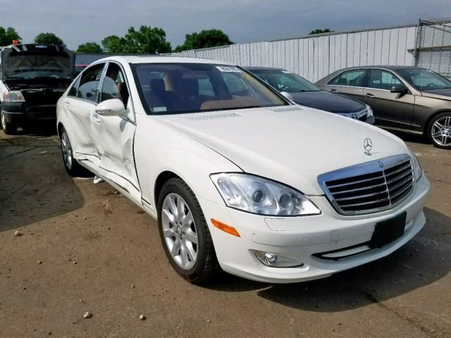 WDDNG71X08A162843 - 2008 MERCEDES-BENZ S 550 WHITE photo 1