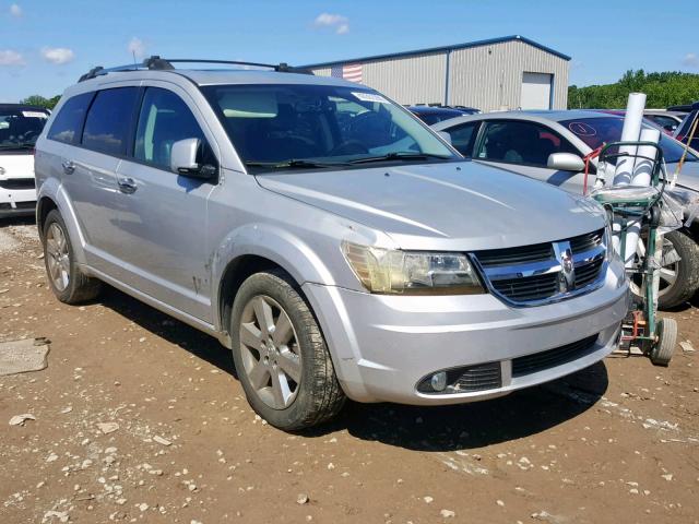 3D4PG9FV4AT244548 - 2010 DODGE JOURNEY R/ SILVER photo 1