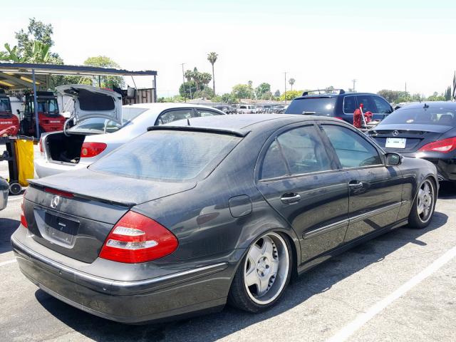 WDBUF65J33A276139 - 2003 MERCEDES-BENZ E 320 CHARCOAL photo 4