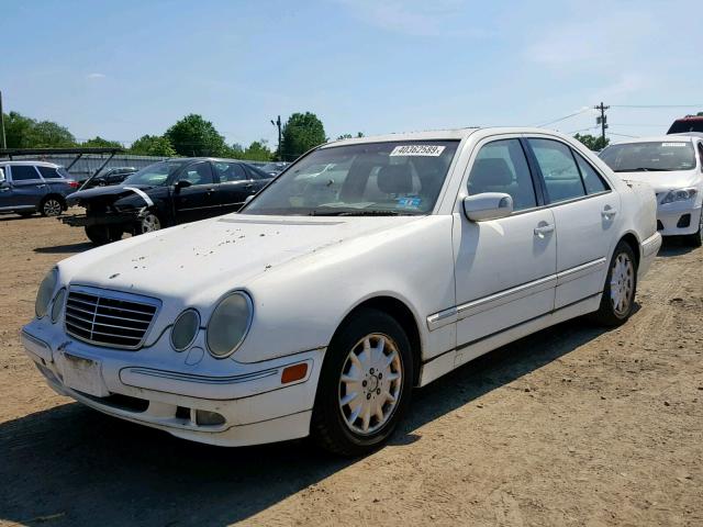 WDBJF65J91X049406 - 2001 MERCEDES-BENZ E 320 WHITE photo 2