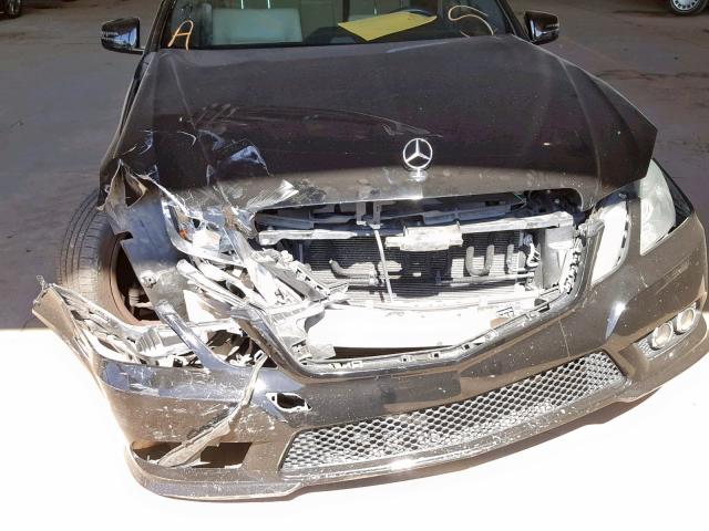 WDDHF5GB2AA069117 - 2010 MERCEDES-BENZ E 350 BLACK photo 9