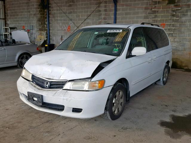 5FNRL18974B108615 - 2004 HONDA ODYSSEY EX WHITE photo 2