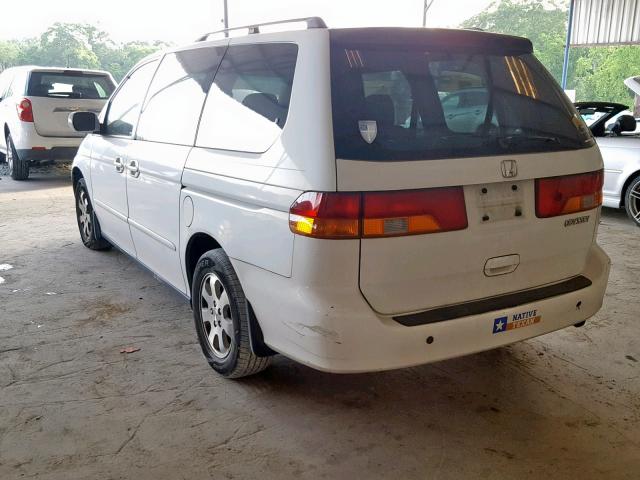 5FNRL18974B108615 - 2004 HONDA ODYSSEY EX WHITE photo 3