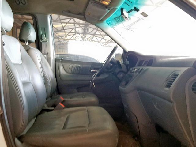 5FNRL18974B108615 - 2004 HONDA ODYSSEY EX WHITE photo 5