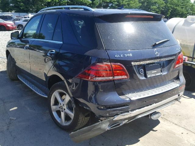 4JGDA5HB6JB151279 - 2018 MERCEDES-BENZ GLE 350 4M BLUE photo 3