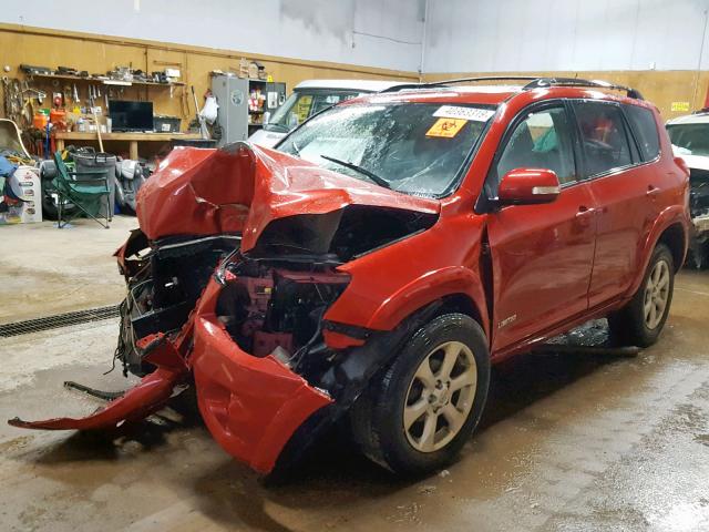 2T3DF4DV7BW099766 - 2011 TOYOTA RAV4 LIMIT RED photo 2